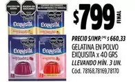 Exquisita - GELATINA EN POLVO