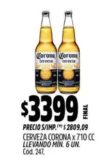 Corona - CERVEZA CORONA x 710 CC
