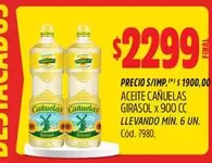 cañuelas - ACEITE CAÑUELAS GIRASOL