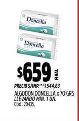 Doncella - ALGODON  x 70 GRS