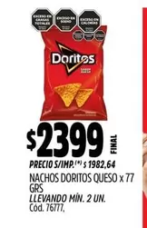 Doritos - NACHOS QUESO