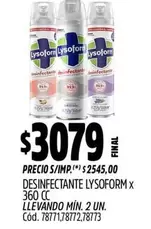 Lysoform - DESINFECTANTE LYSOFORM X 360 CC