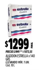 Estrella - ALGODON