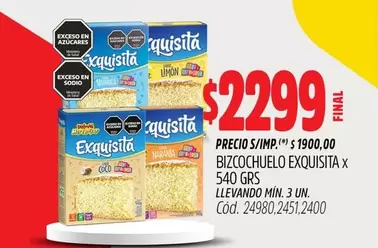 Exquisita - BIZCOCHUELO