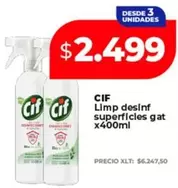 Cif - Limp desinf superficies gat