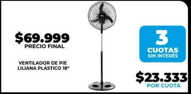 Liliana - VENTILADOR DE PIE