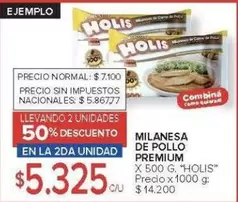 Premium - MILANESA DE POLLO PREMIUM