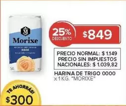 Morixe - HARINA DE TRIGO 0000