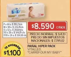 X$ - PAÑAL HIPER PACK