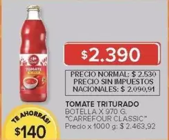 Carrefour - TOMATE TRITURADO
