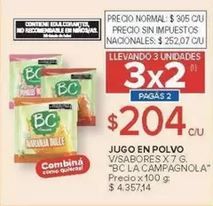 BC - JUGO EN POLVO