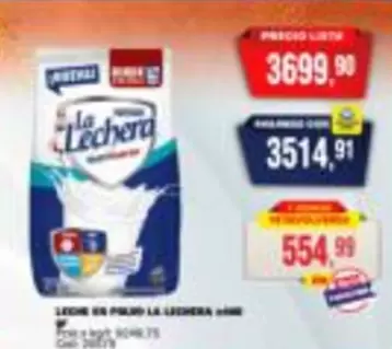 La Lechera - LECHE EN POLVO