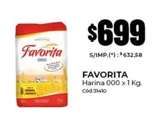 Favorita - Harina 000 x 1 Kg.