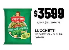 Lucchetti - Capelettini x 500 Gr.