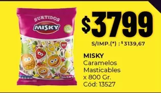 Misky - Caramelos Masticables