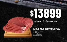 X$ - NALGA FETEADA