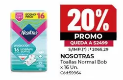 Nosotras - Toallas Normal Bob