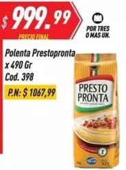 Presto Pronta - Polenta Prestopronta