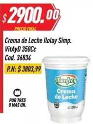 Ilolay - Crema de Leche Simp.