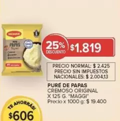 Maggi - PURÉ DE PAPAS