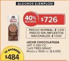 Las Tres Niñas - LECHE CHOCOLATADA