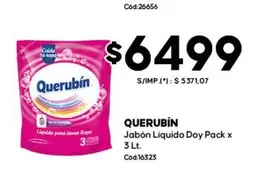 Querubin - Jabón Liquido Doy Pack x