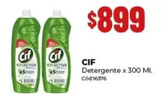 Cif - Detergente x 300 MI.