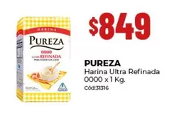 Pureza - Harina Ultra Refinada 0000 x 1 Kg.