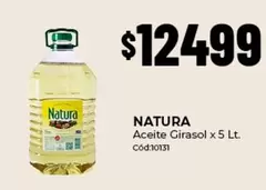 Natura - Aceite Girasol x 5 Lt.