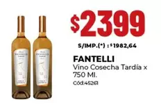 X$ - Vino Cosecha Tardía x 750 ΜΙ.