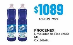 Procenex - Limpiador de Piso x 900 Ml. Cód:26248