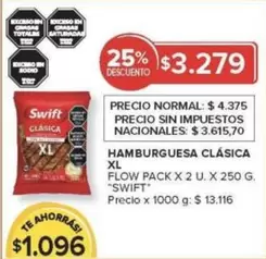 Swift - HAMBURGUESA CLÁSICA