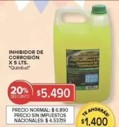X$ - INHIBIDOR DE CORROSIÓN