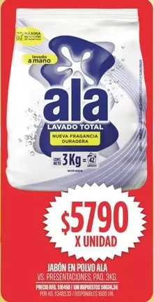 Ala - JABÓN EN POLVO
