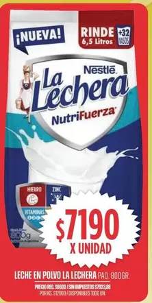 La Lechera - LECHE EN POLVO
