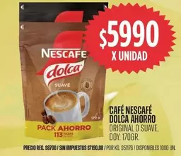 Dolca - DOLCA AHORRO