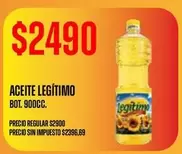 ACEITE LEGÍTIMO