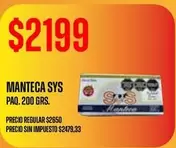 SYS - MANTECA