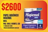 Higienol - PAPEL HIGIÉNICO