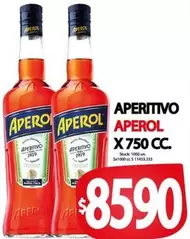 Aperol - APERITIVO X 750 CC.