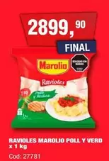 Marolio - RAVIOLES POLL Y VERD