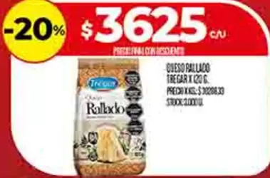 Tregar - QUESO RALLADO