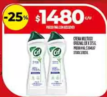 Cif - CREMA MULTRUSO ORIGINAL