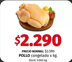 X$ - POLLO congelado x kg.