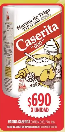 Caserita - Harina de Trigo TIPO 000  "000"