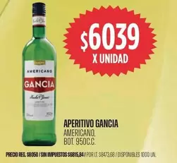 Gancia - APERITIVO