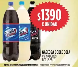 X$ - DOBLE COLA