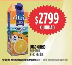 Citric - JUGO CITRIC
