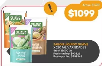 Suave - JABÓN LÍQUIDO