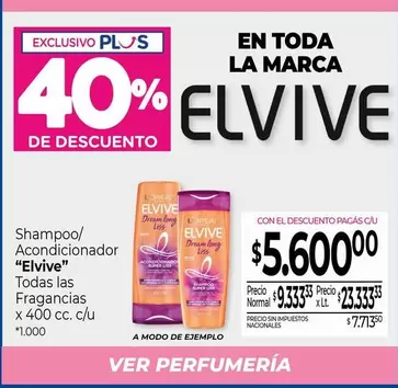 Elvive - Shampoo/ Acondicionador